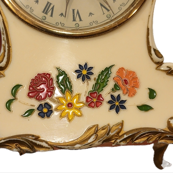 Vintage Reuge Swiss Musical Movement Alarm Clock Made in Germany - Picture 5 of 12